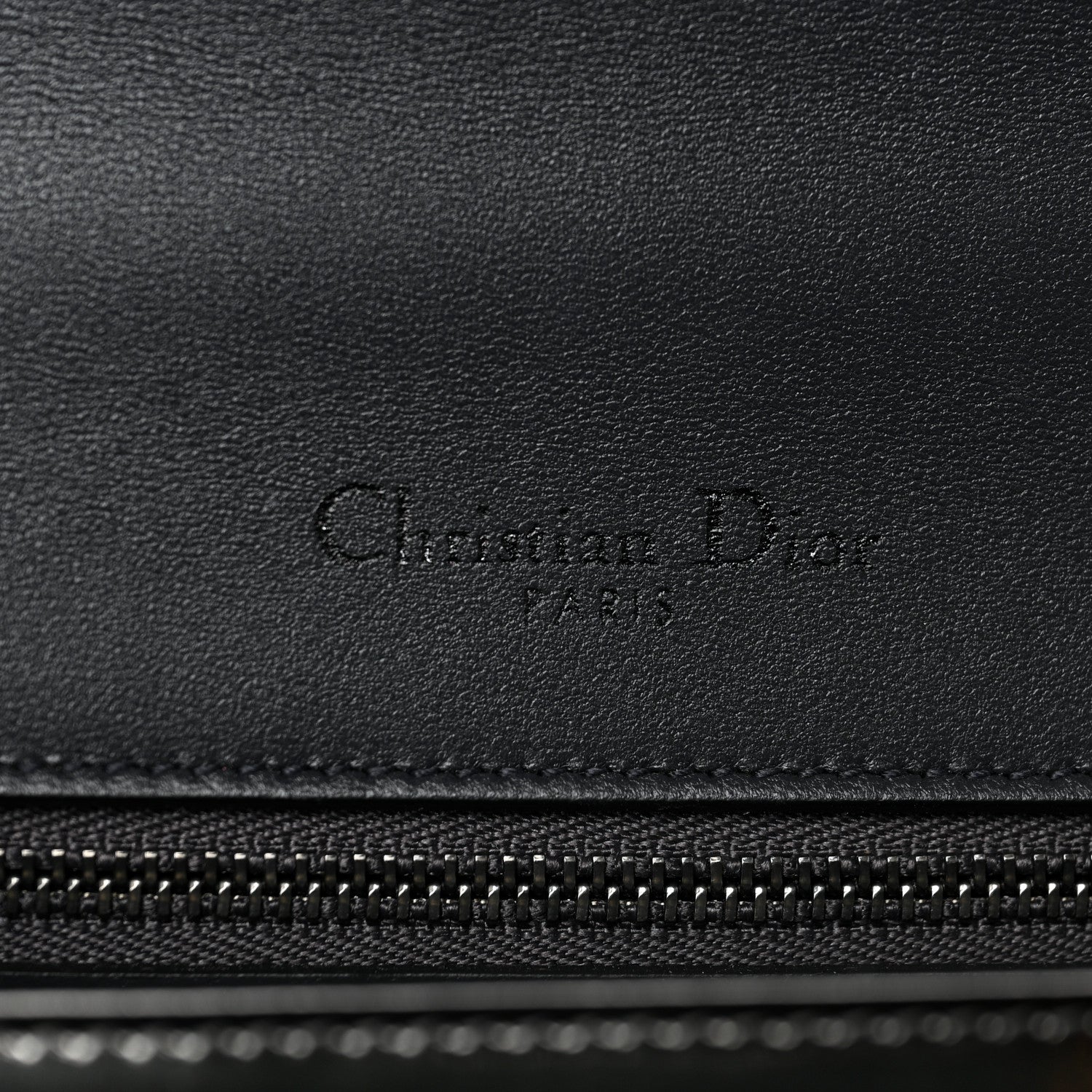 Christian Dior Metallic Patent Micro-Cannage Small Diorama Flap Bag Onyx Black 6 of 10