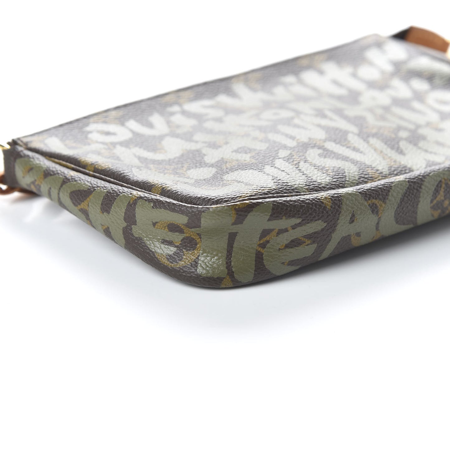 Monogram Graffiti Pochette Accessories Kaki