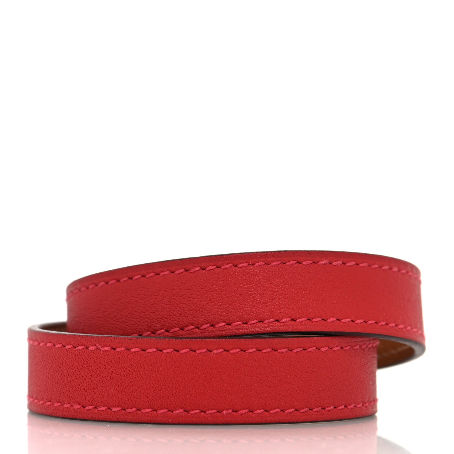Hermes Swift Kelly Double Tour Bracelet T2 Rouge De Coeur 3 of 6