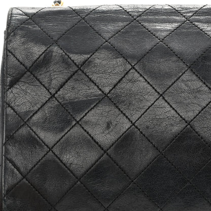 Chanel Lambskin Diamond Stitch Envelope Single Flap Black 20 of 23