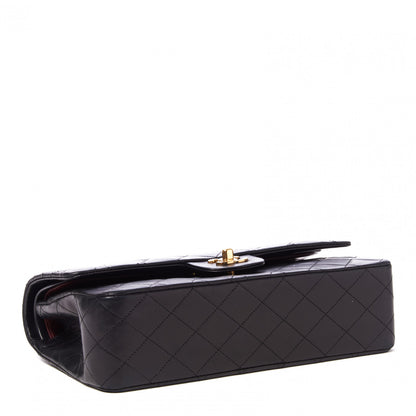 Chanel Lambskin Quilted Medium Double Flap Black 3 of 9