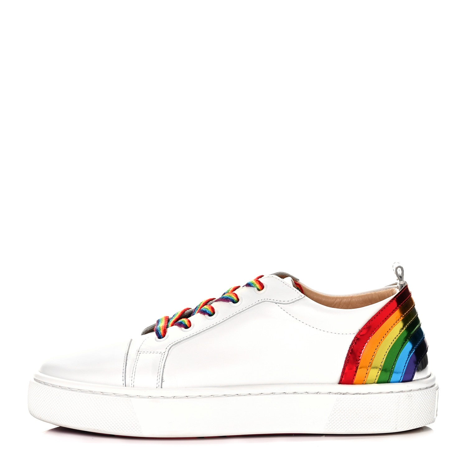 Christian Louboutin Calfskin Womens Arkenspeed Sneakers 39.5 White Multi 2 of 35