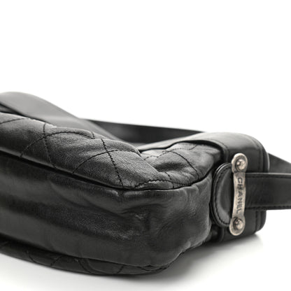 Chanel Calfskin Quilted Shoulder Bag Black 9 of 10