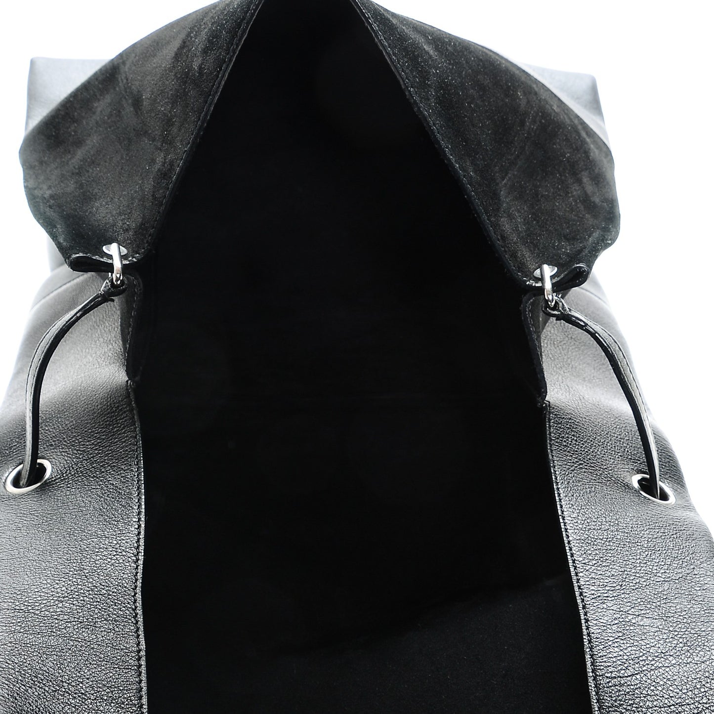 Baby Calfskin All Soft Shoulder Bag Black