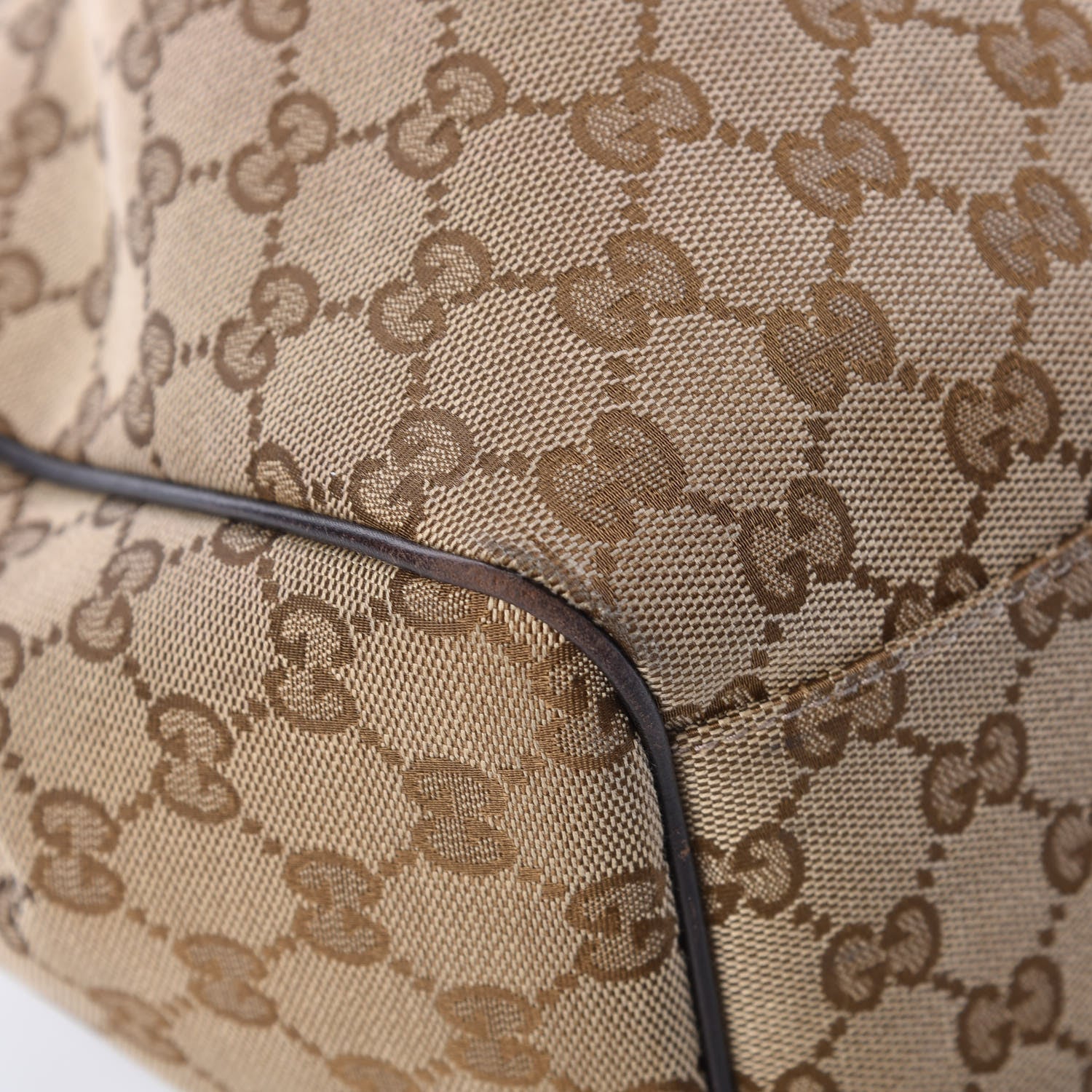 Gucci Monogram Medium Sukey Tote Dark Brown 14 of 18