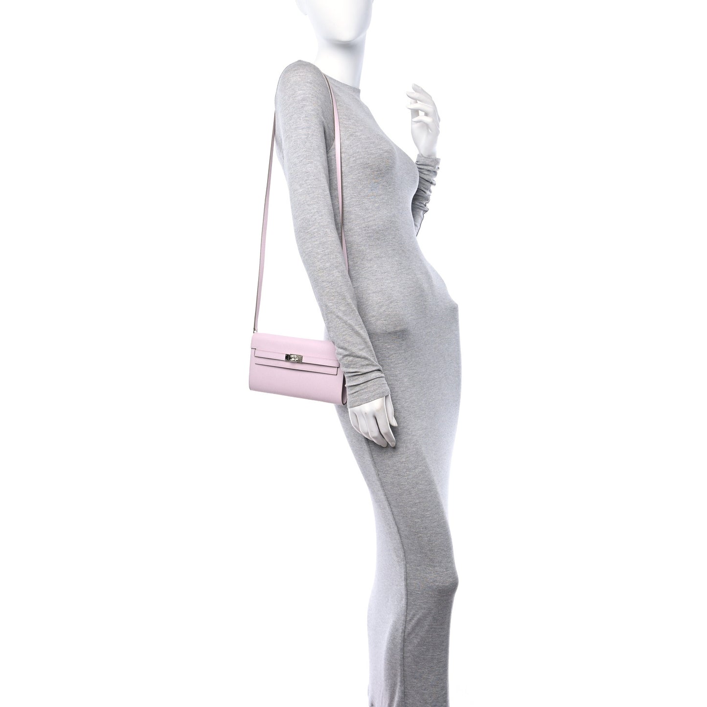 Epsom Kelly To Go Wallet Mauve Pale