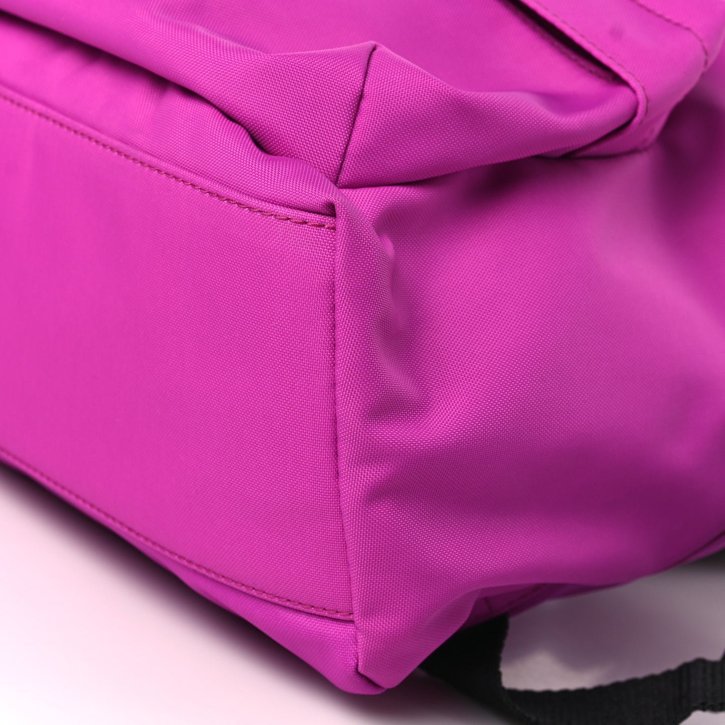 Sport Nylon Logo Embroidered S Wheel Backpack Fuchsia Black