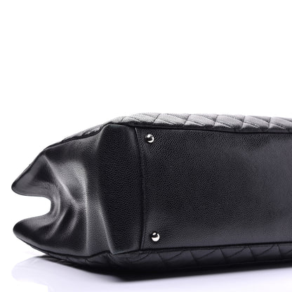 Chanel Caviar Quilted XL Grand Shopping Tote GST Black 8 of 9