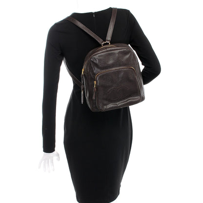Chanel Caviar CC Backpack Brown 2 of 7