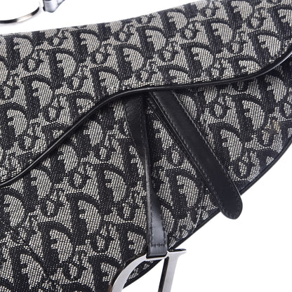 Christian Dior Monogram Saddle Bag Black 8 of 8