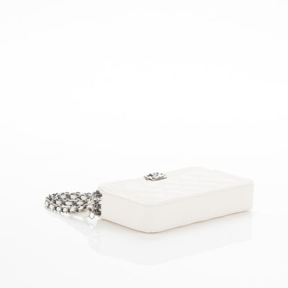 Chanel Caviar Quilted Small Boy Clutch With Chain Ivory 4 of 8
