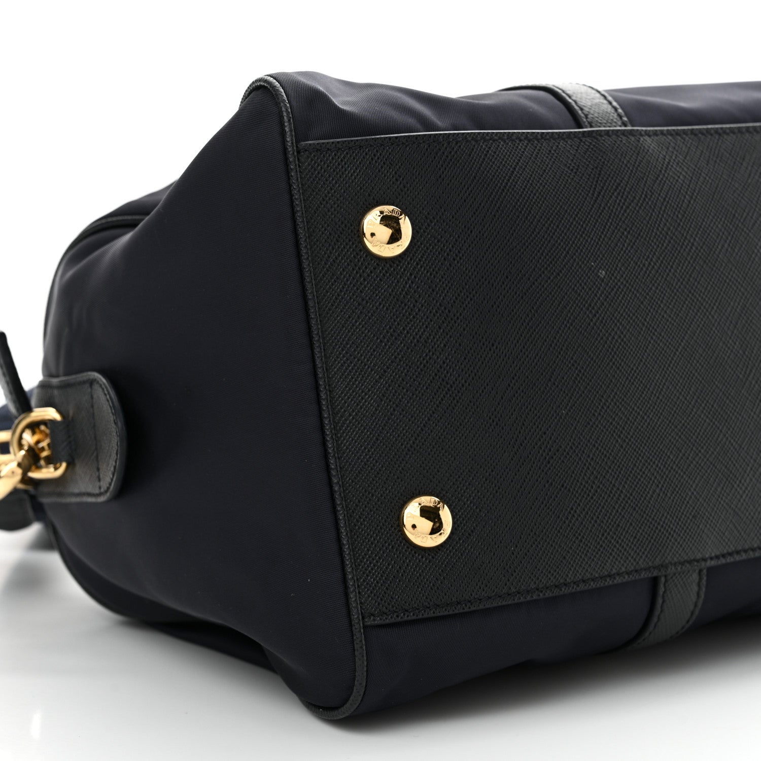 Prada Re-Nylon Saffiano Medium Re-Edition 1978 Top Handle Bag Bleu 9 of 11