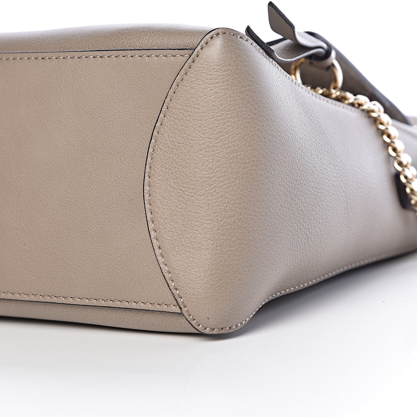 Calfskin Small Faye Day Shoulder Bag Motty Grey