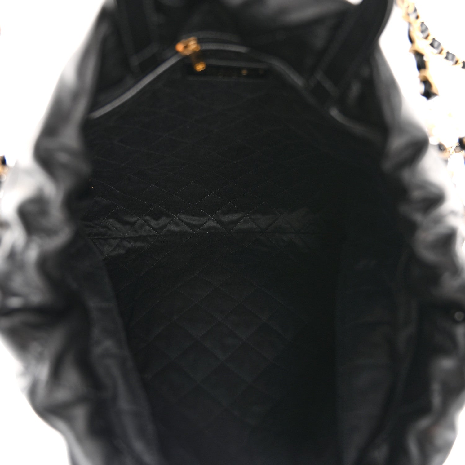 Chanel Shiny Calfskin Quilted Chanel 22 Backpack Black 5 of 10