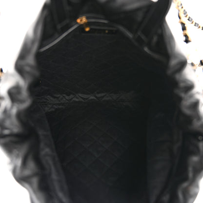 Chanel Shiny Calfskin Quilted Chanel 22 Backpack Black 5 of 10