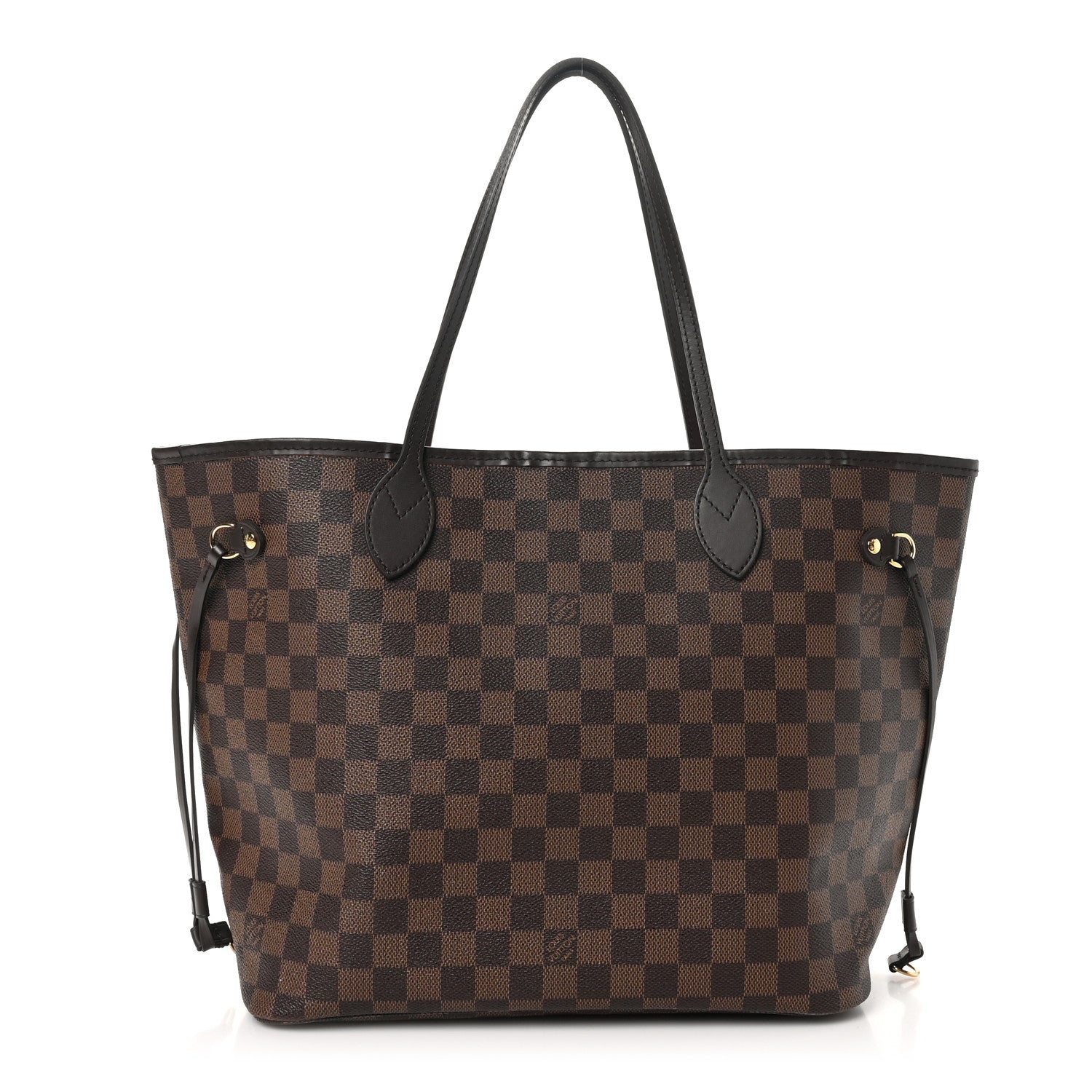 Louis Vuitton Damier Ebene Neo Neverfull MM Rose Ballerine 1 of 10