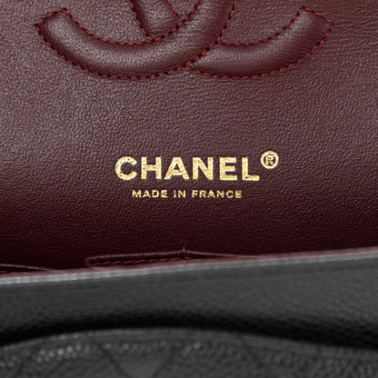 Chanel Caviar Quilted Medium Double Flap Black 6 of 10