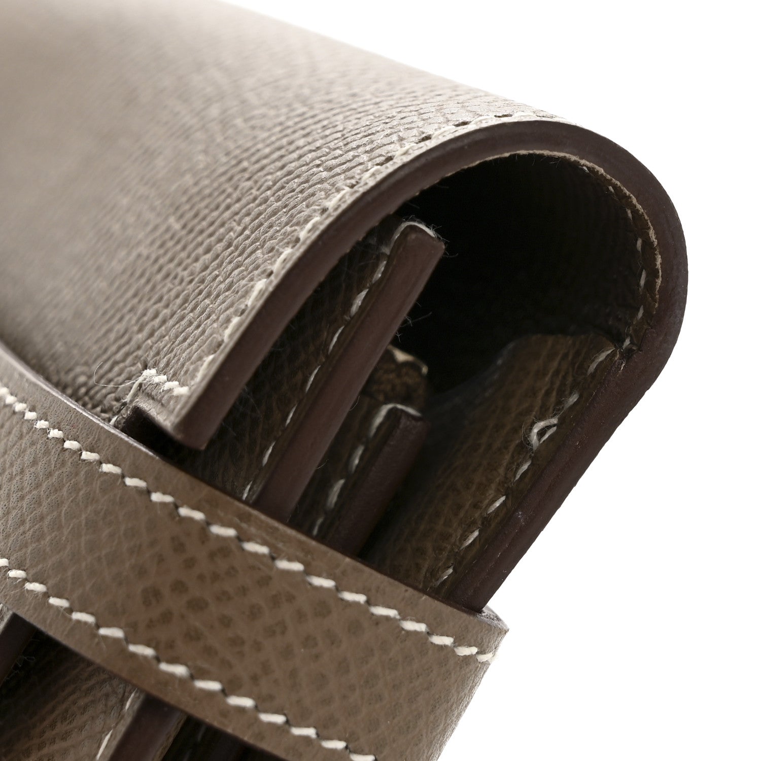 Hermes Epsom Kelly Longue Wallet Etoupe 13 of 13