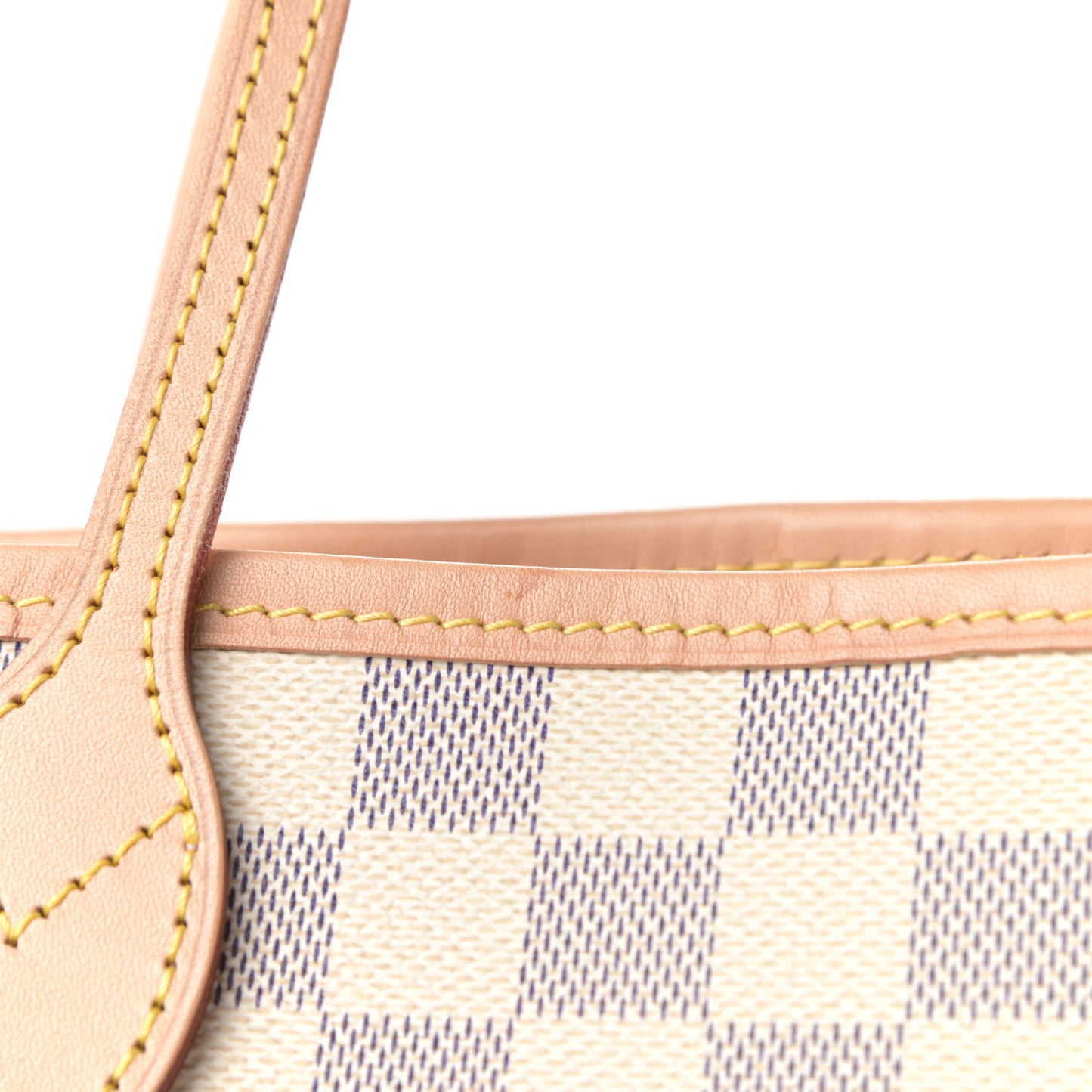 Damier Azur Neo Neverfull MM Rose Ballerine
