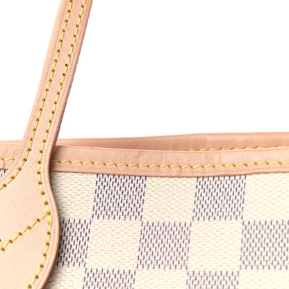 Louis Vuitton Damier Azur Neo Neverfull MM Rose Ballerine 11 of 11