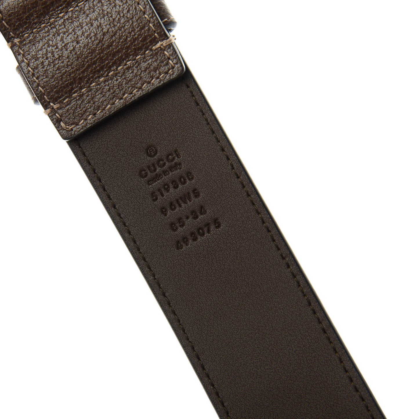 GG Supreme Monogram Ophidia Belted iPhone Case 85 34 Dark Brown