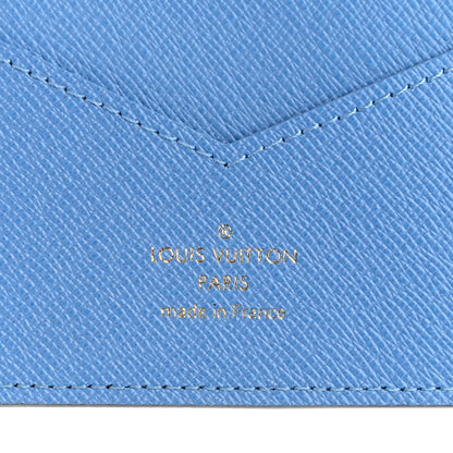Louis Vuitton Monogram 2021 Christmas Animation China Passport Cover Myosotis Blue 6 of 6