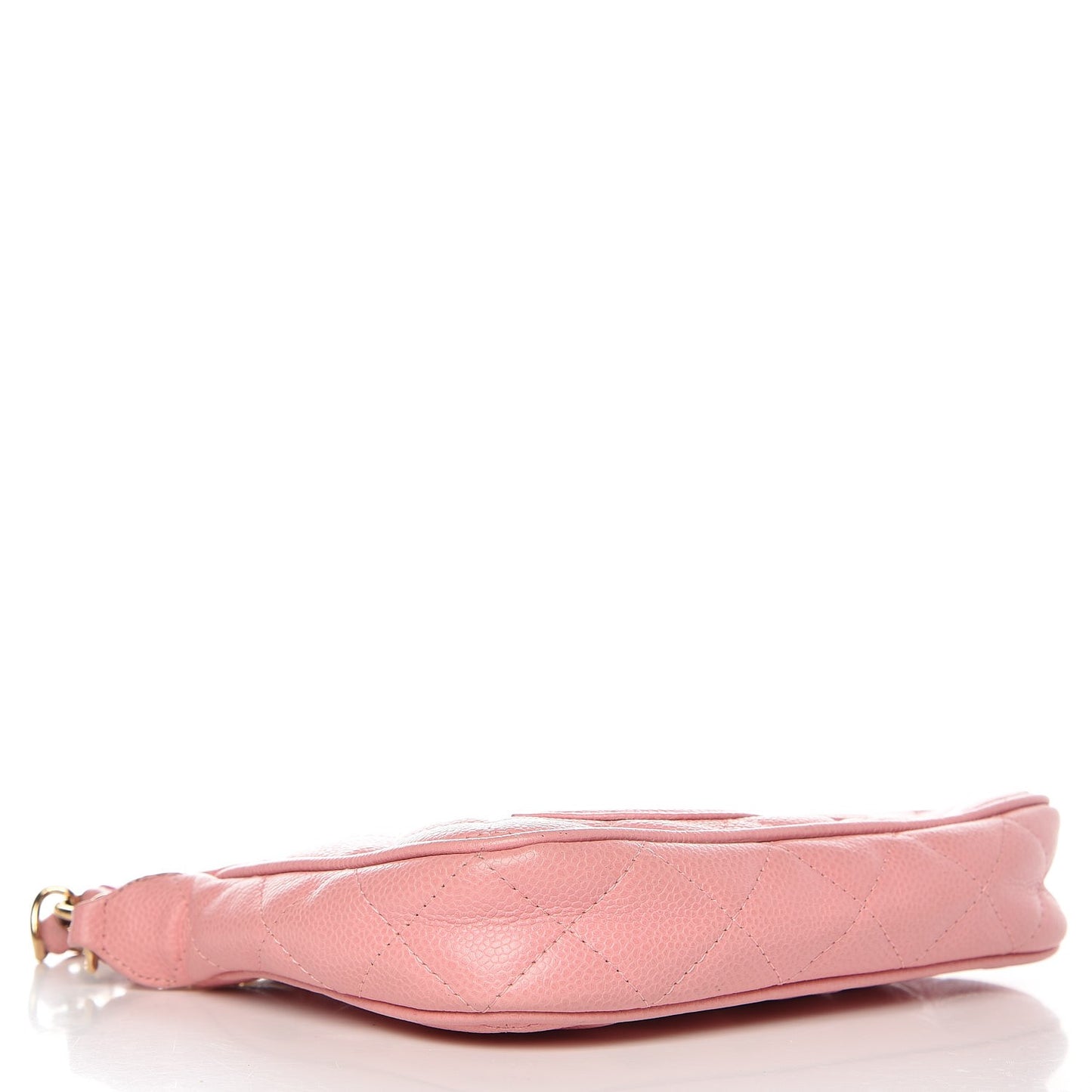 Caviar Quilted Pochette Pink