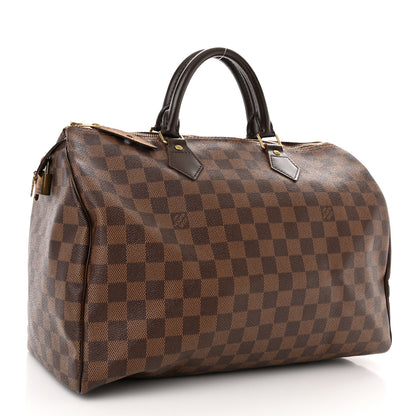 Louis Vuitton Damier Ebene Speedy 35 3 of 12