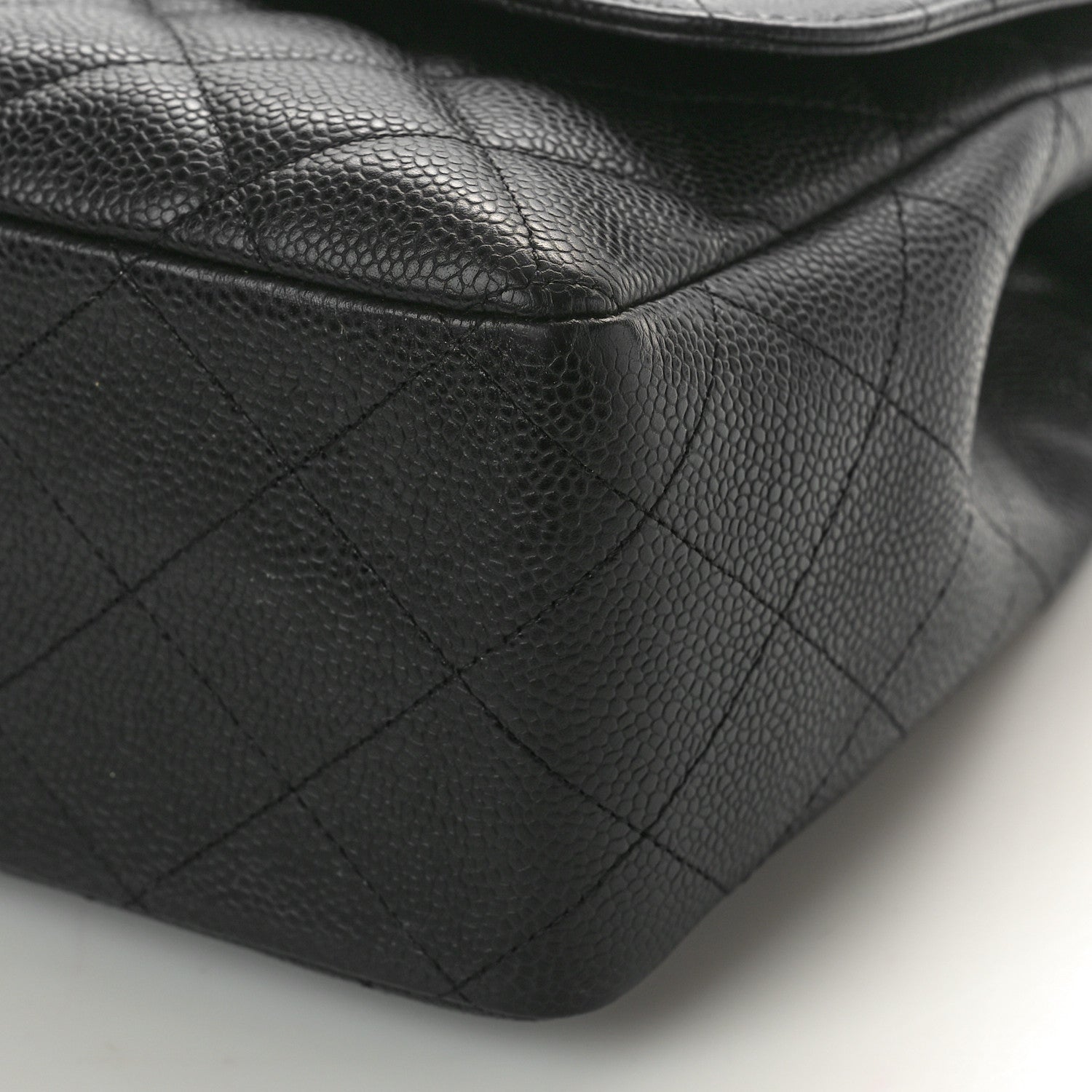 Chanel Caviar Quilted Jumbo Single Flap Black 10 of 10