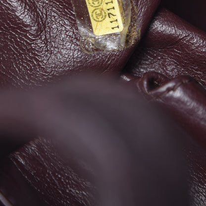 Chanel Caviar Quilted CC Timeless Bowler Burgundy 7 of 14
