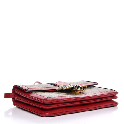 Gucci GG Supreme Monogram Medium Queen Margaret Shoulder Bag Red 4 of 7
