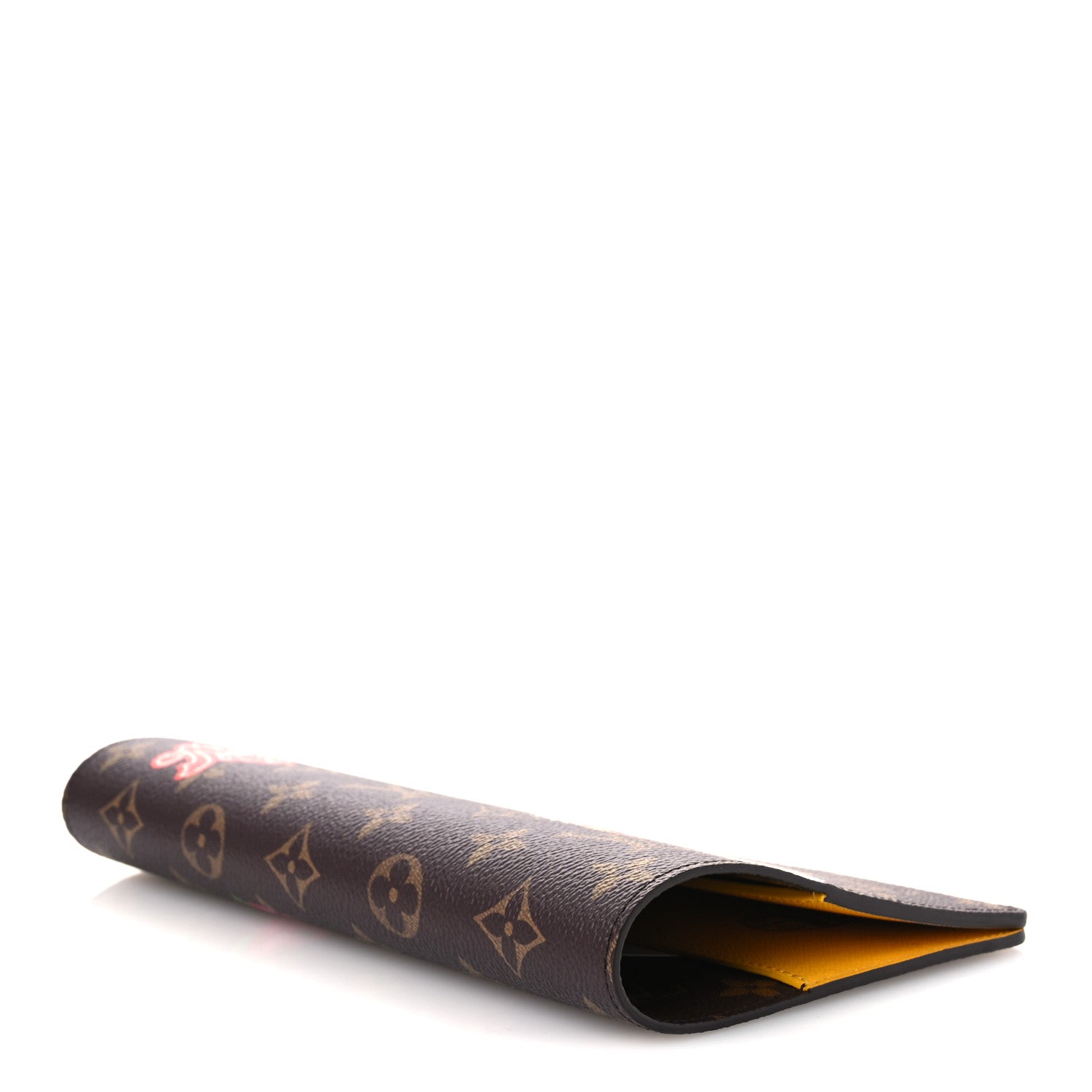 Louis Vuitton Monogram Emily Notebook Cover MM Jaune 4 of 8