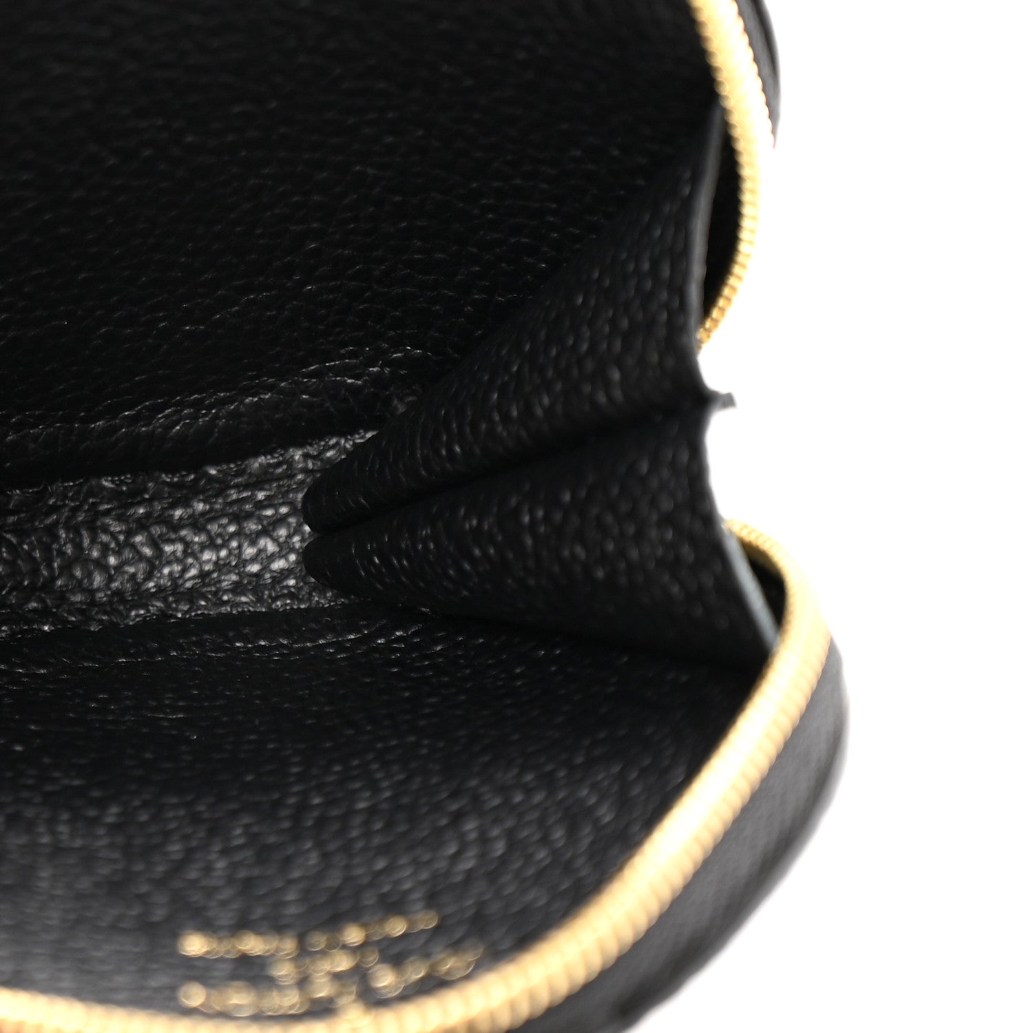 Louis Vuitton Empreinte Monogram Giant Round Coin Purse Black Beige 5 of 7