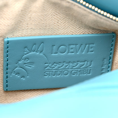 Loewe X HOWLS MOVING CASTLE Satin Calfskin Mini Heen Puzzle Bag Light Blue 6 of 11