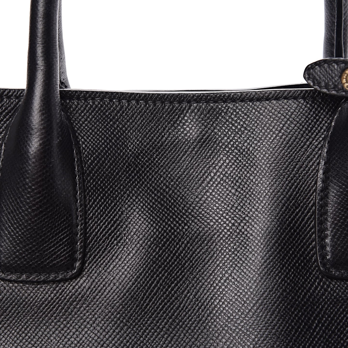 Saffiano Cuir Open Promenade Tote Black