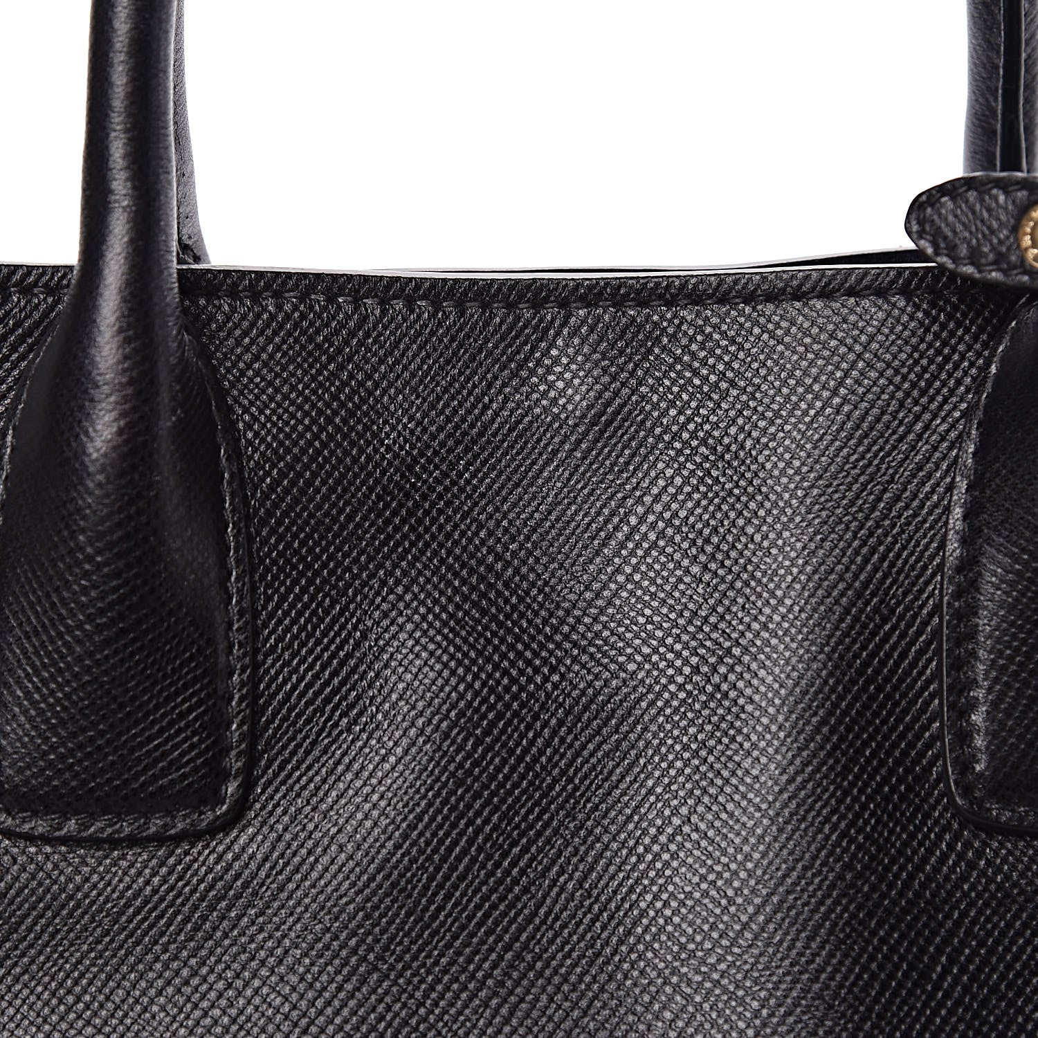 Prada Saffiano Cuir Open Promenade Tote Black 13 of 19