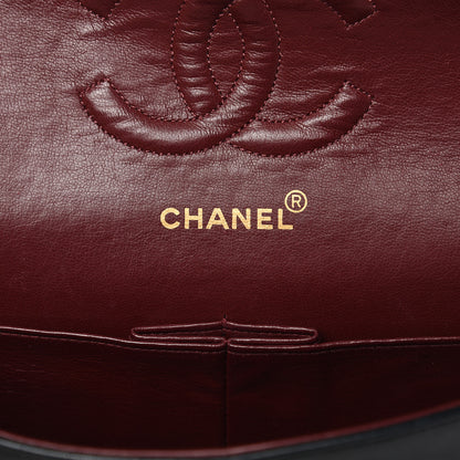 Chanel Lambskin Quilted Medium Double Flap Black 6 of 18