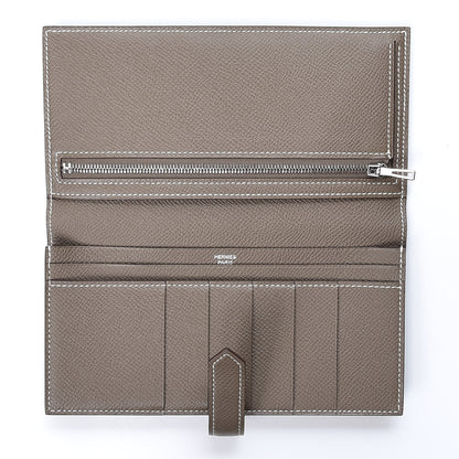 Hermes Epsom Bearn Gusset Wallet Etoupe 4 of 8
