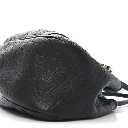 Gucci Guccissima Medium GG Twins Shoulder Bag Black 9 of 9