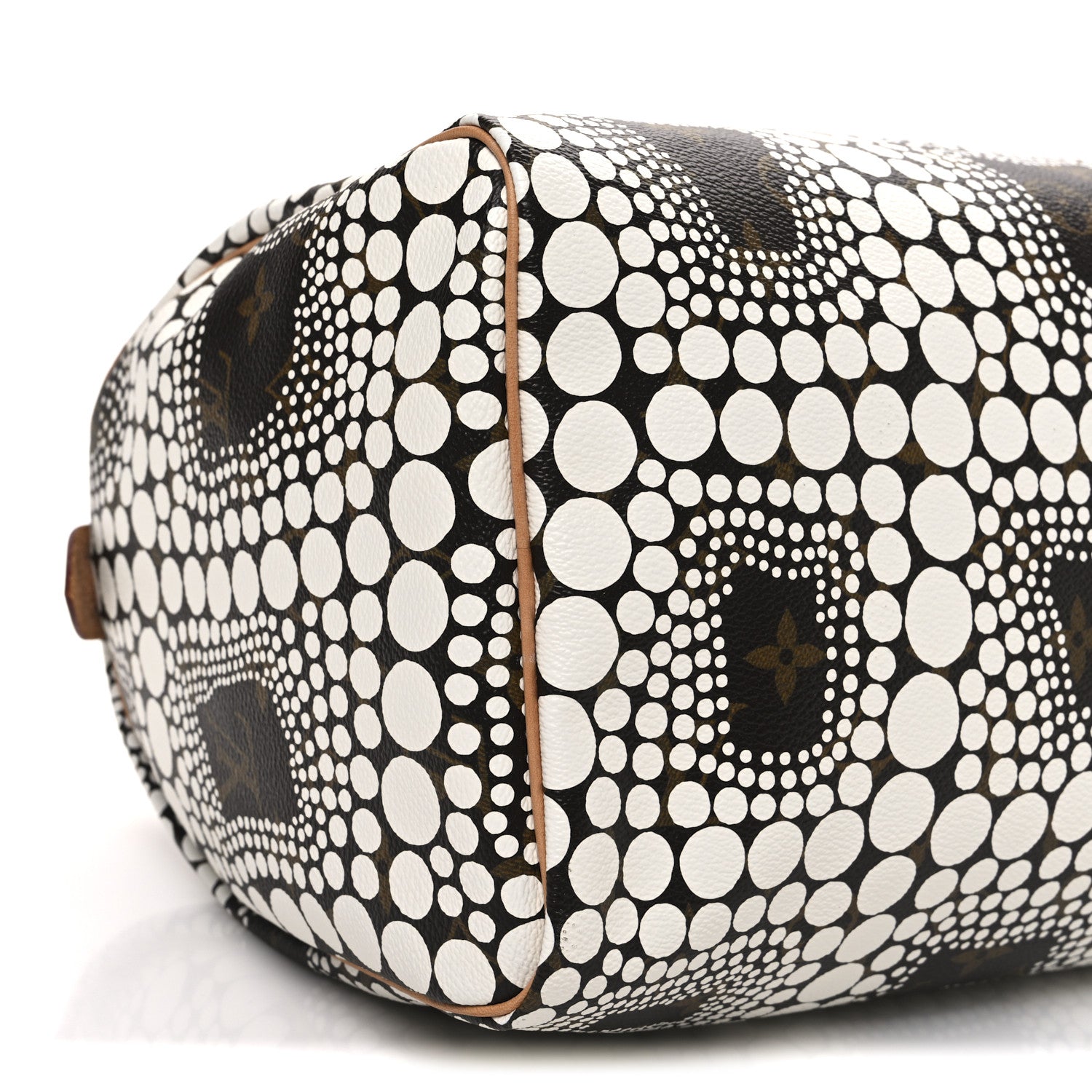 Louis Vuitton Monogram Kusama Town Speedy 30 White 9 of 10