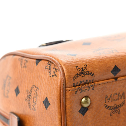 MCM Visetos Small Boston Bag Cognac 10 of 18