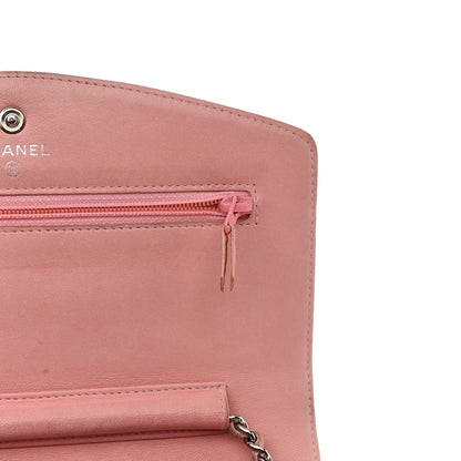 Chanel Caviar Timeless CC Wallet on Chain WOC Pink 14 of 19