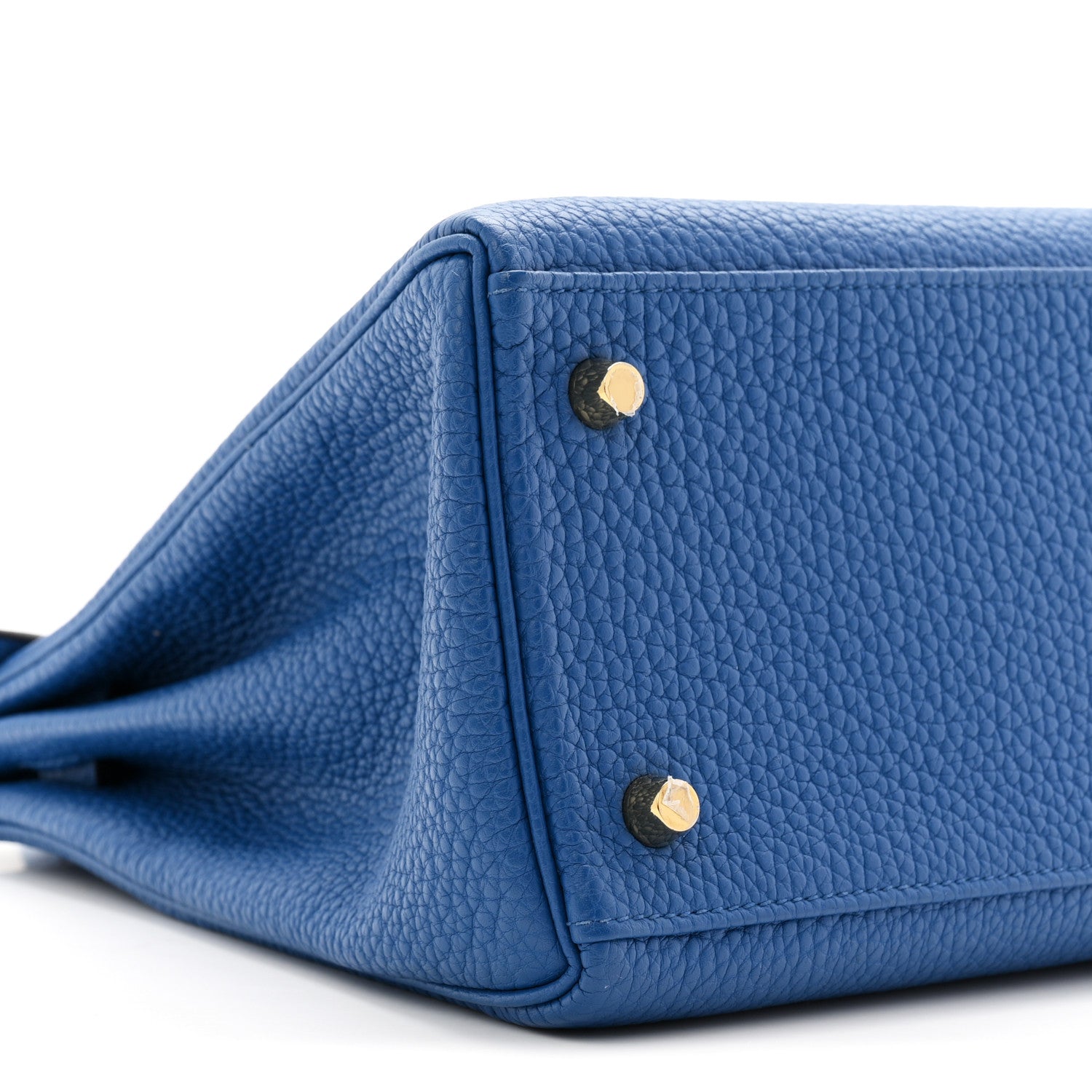 Hermes Togo Kelly Retourne 28 Bleu France 9 of 11
