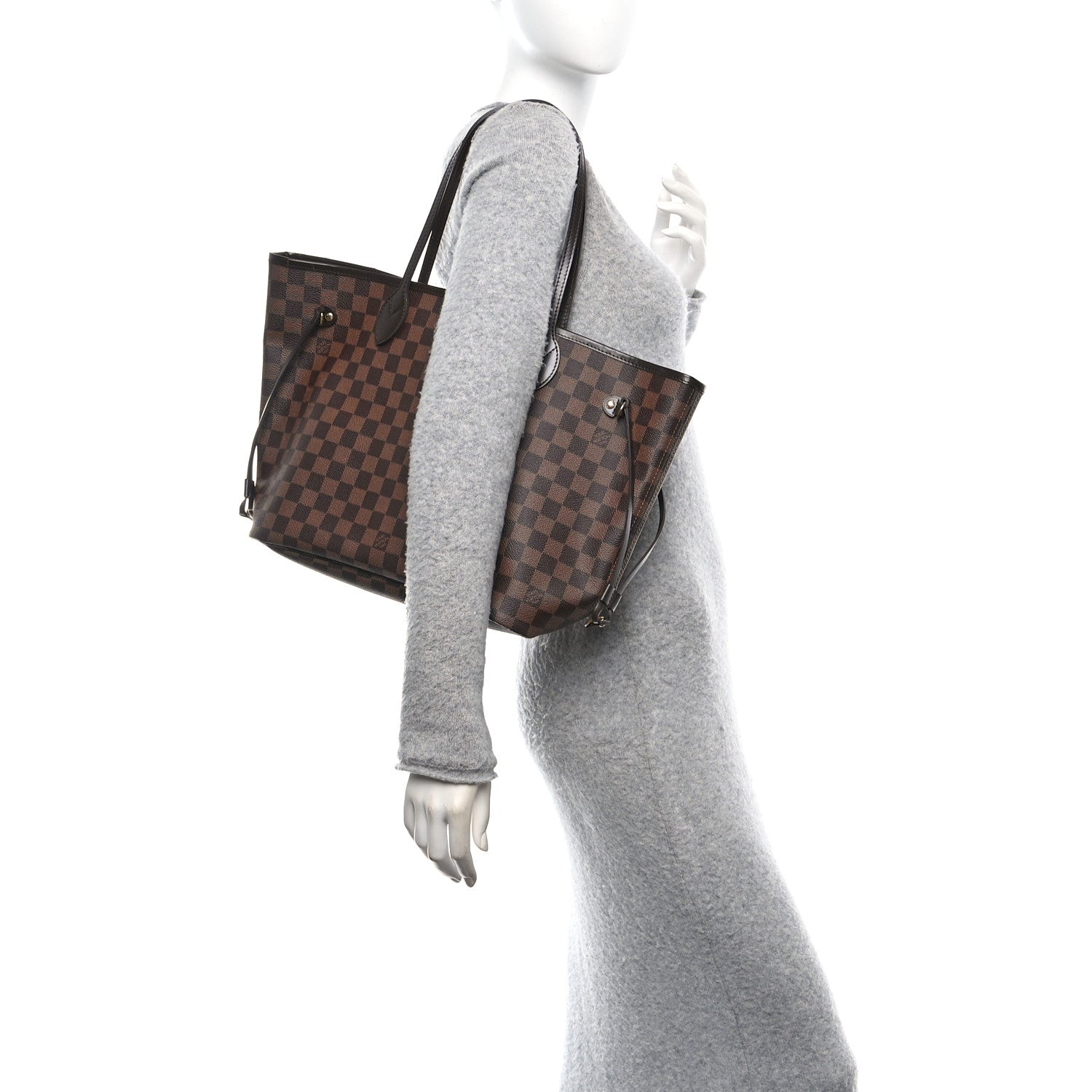 Louis Vuitton Damier Ebene Neverfull MM 2 of 10