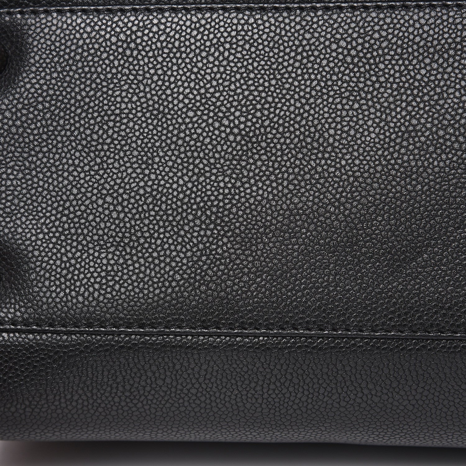 Chanel Metallic Grained Calfskin Woven Chain Large Shopping Bag Black 12 of 15