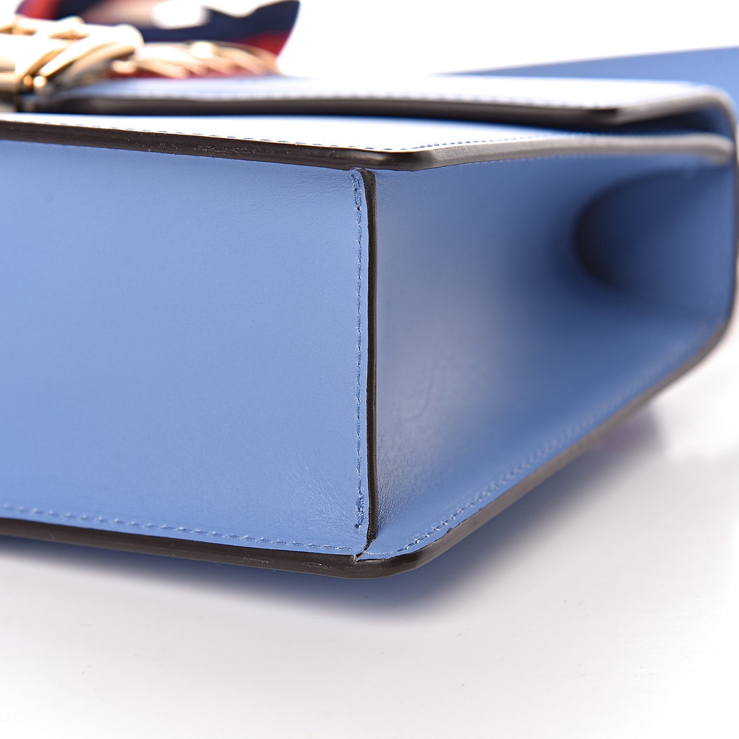 Calfskin Small Sylvie Shoulder Bag Clear Sky Blue