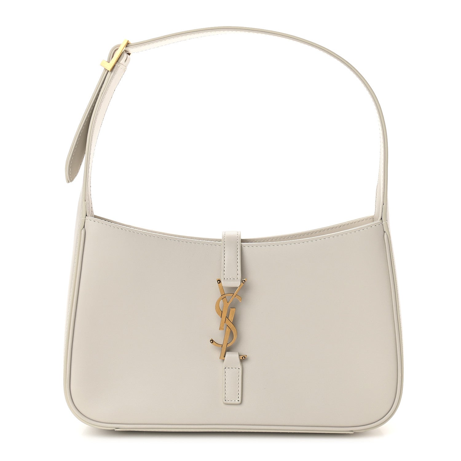 Saint Laurent Smooth Calfskin Le 5 A 7 Hobo Blanc Vintage 1 of 9
