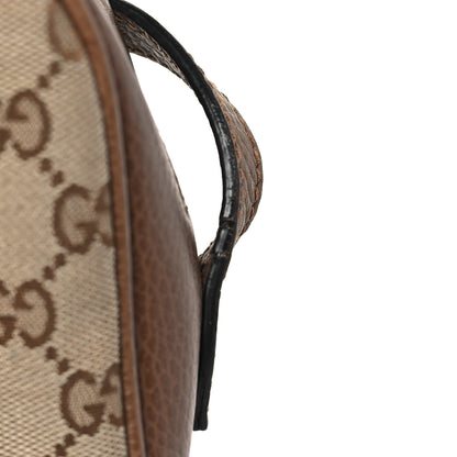 Gucci Monogram Mini Bree Messenger Bag Beige Tabacco 10 of 10