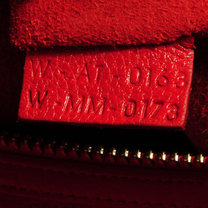 Celine Satin Calfskin Mini Luggage Vermillion 9 of 9
