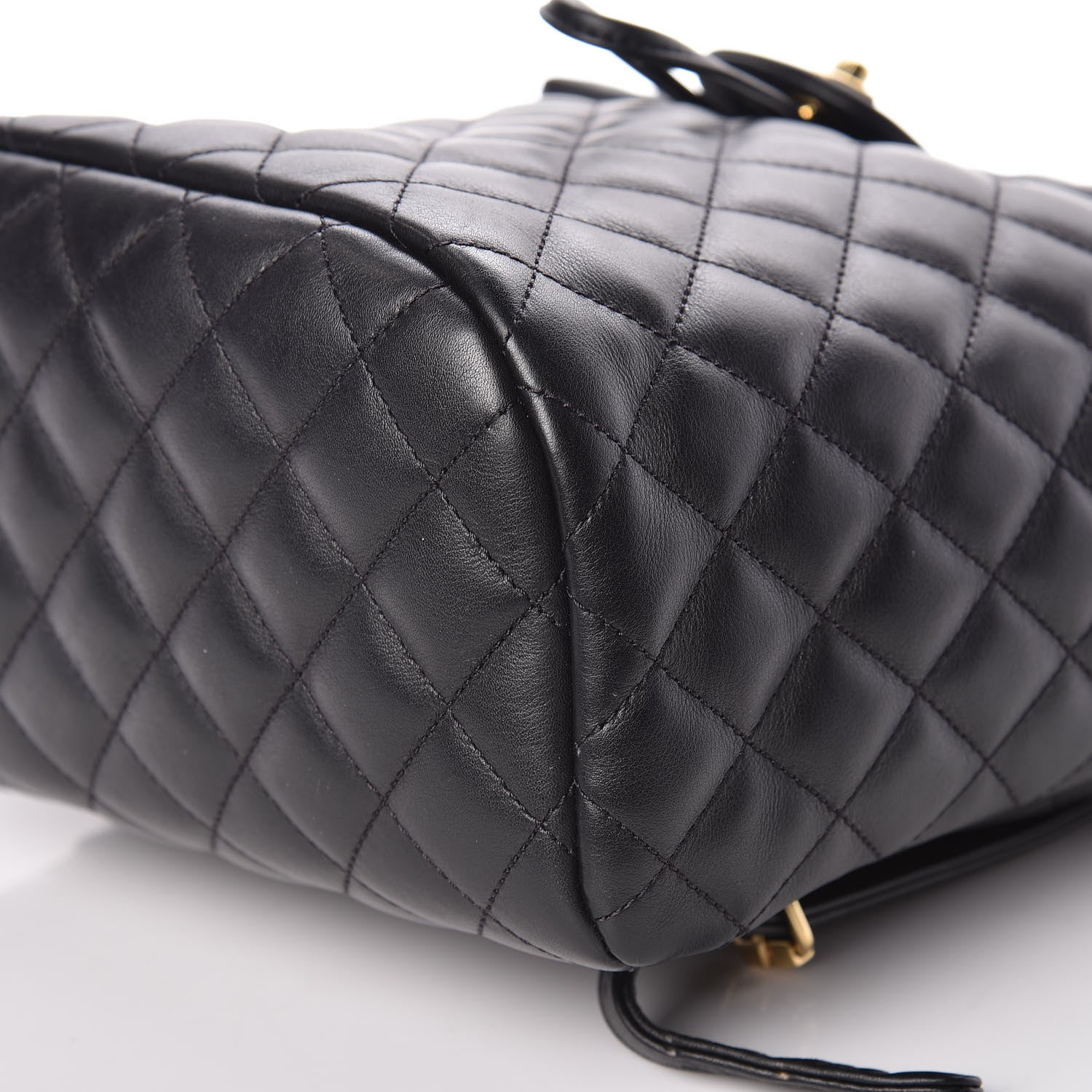 Chanel Calfskin Quilted Small Urban Spirit Backpack Black 12 of 13